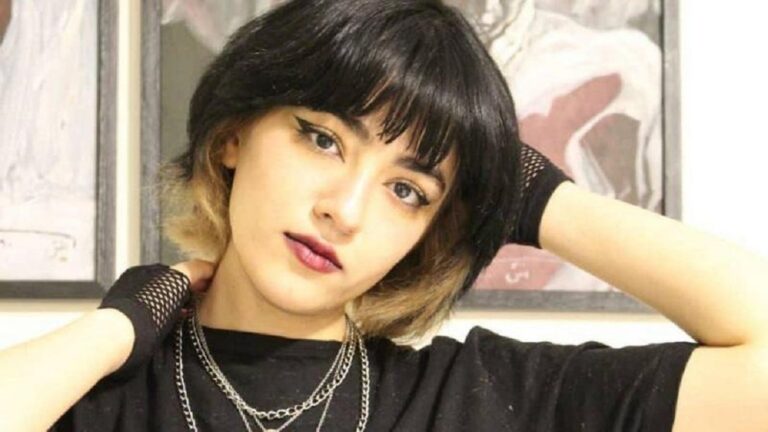 Nika Shakarami, de 16 años fue violentada y asesinada por tres elementos de seguridad de Irán.