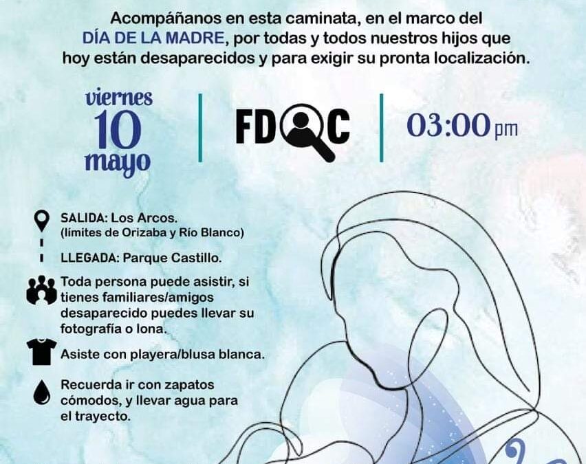 Realizará Colectivo de Desaparecidos marcha pacífica