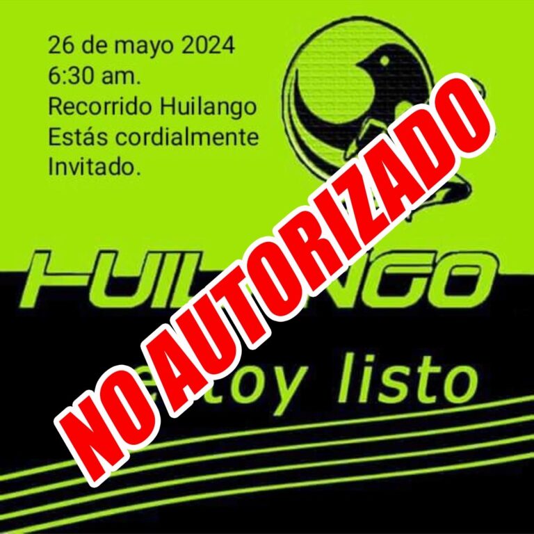 Confirma COMUDE que sólo hay una carrera pedestre autorizada para el 26 de mayo