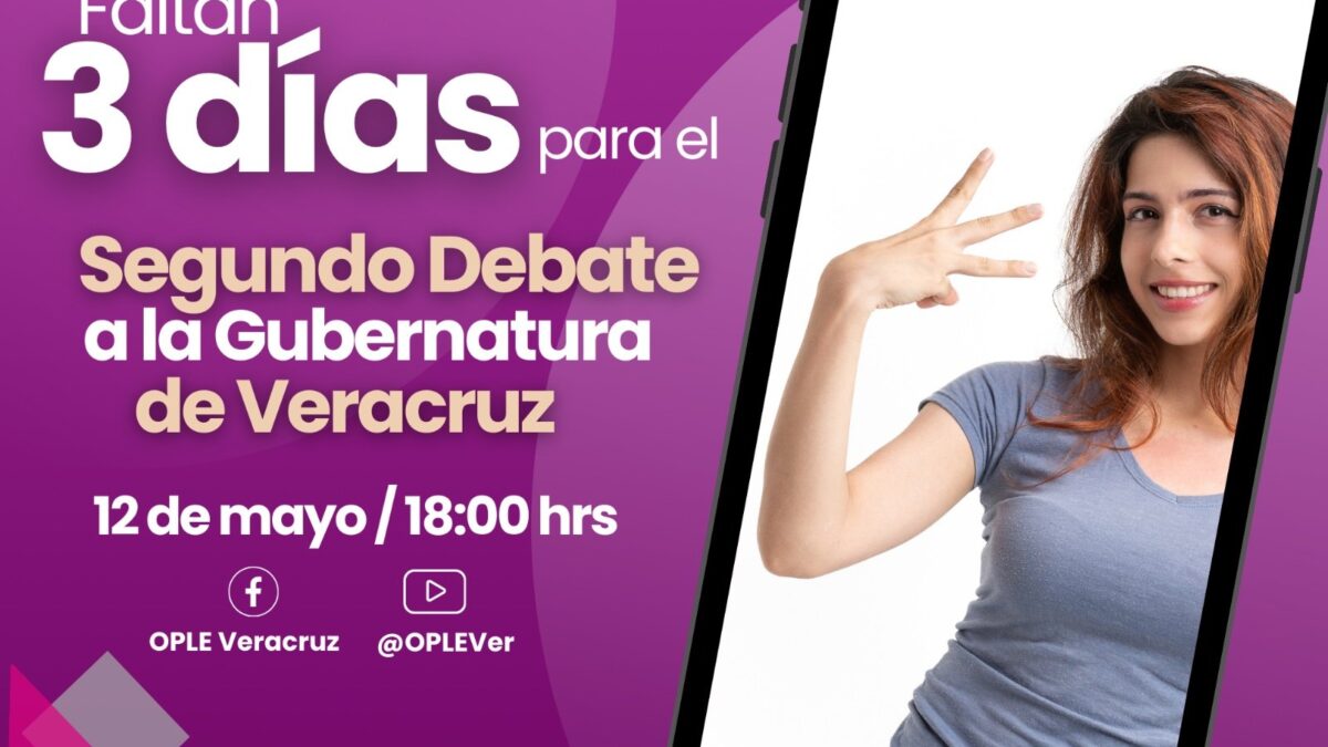 OPLE Veracruz comparte parámetros satelitales para transmisión del Segundo Debate a la Gubernatura 2024.