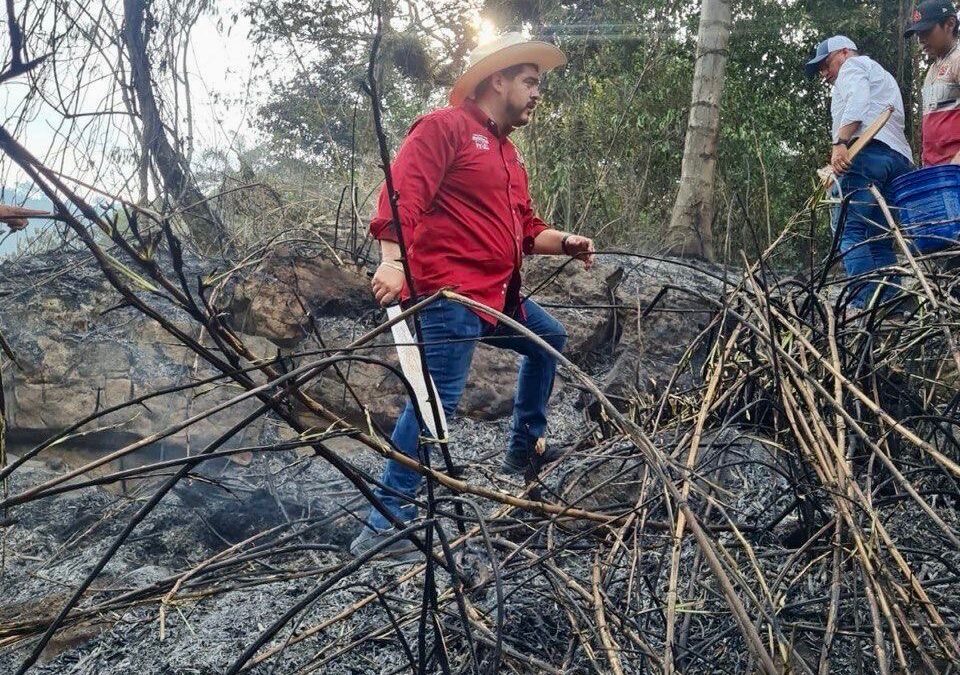 Zenyazen Escobar exhorta a investigación sobre incendio en Cuatlapan