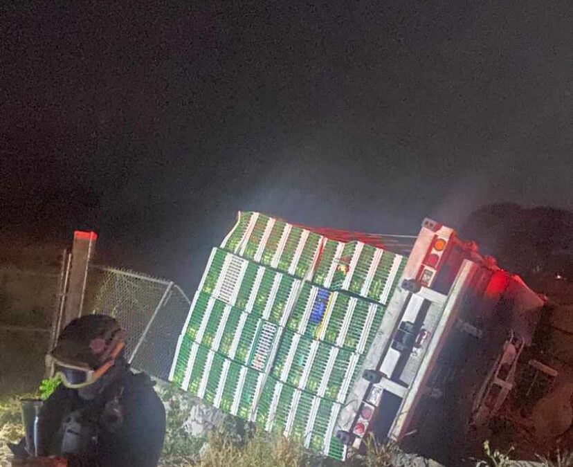 MUER€ PRENSADO EN ACCIDENTE