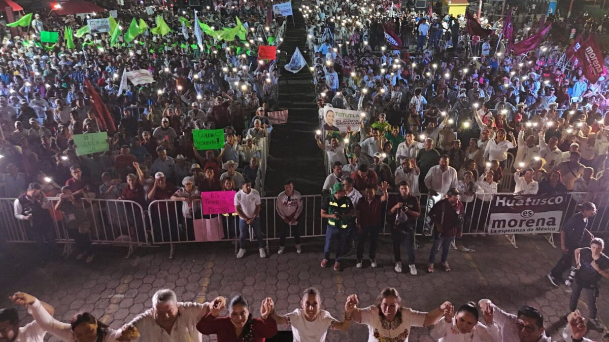 VAMOS A SEGUIR TRABAJANDO CON USTEDES, NO HABRÁ DIVORCIO ENTRE GOBIERNO Y PUEBLO: CLAUDIA SHEINBAUM LLAMA A CONTINUAR CON LA REVOLUCIÓN PACÍFICA DE MÉXICO CON LA 4T