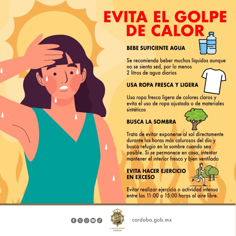 Pide Salud y Protección Civil seguir recomendaciones para evitar afectaciones por onda de calor