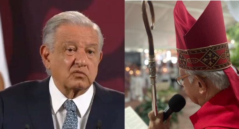 López Obrador niega ataque a la Iglesia católica en caso del Obispo Salvador Rangel