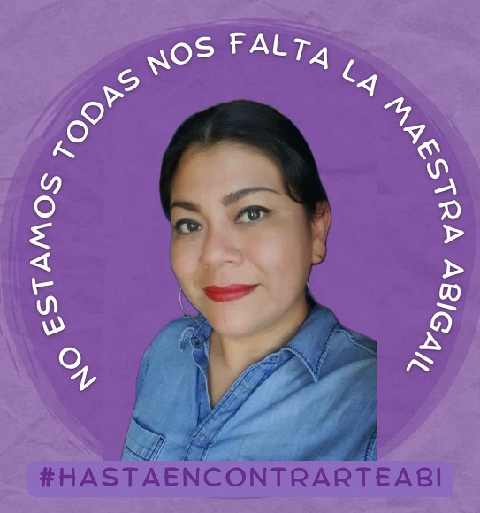 Siguen buscando a la maestra Abigail desaparecida en Actopan