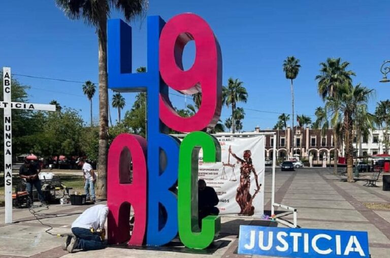 “El Estado mexicano le falló a la niñez”: colocan antimonumento 49 ABC en Hermosillo .
