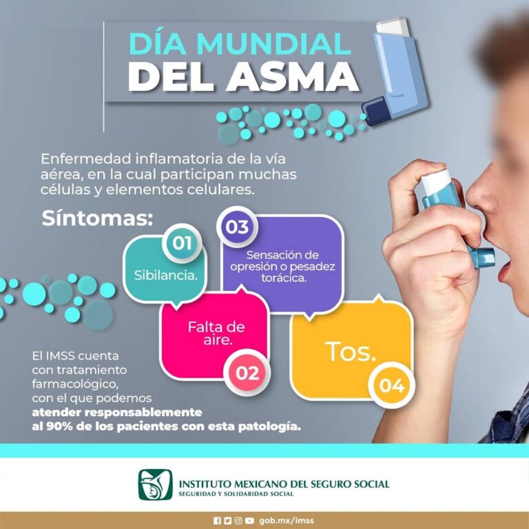 Informan sobre síntomas que causa el asma.