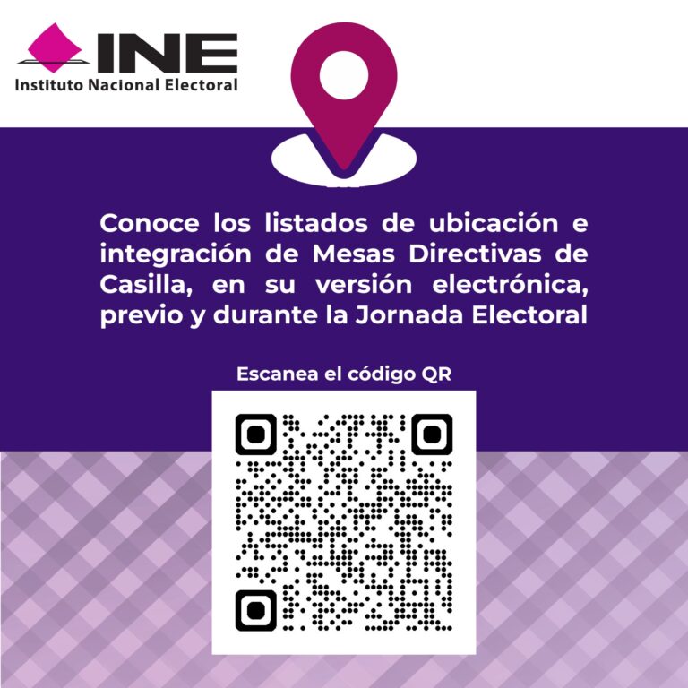 Consulta la ubicación de tu casilla.