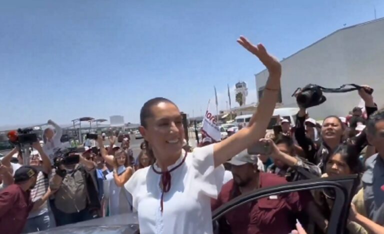 Asegura Claudia Sheinbaum que va a transformar la inseguridad en Paz.