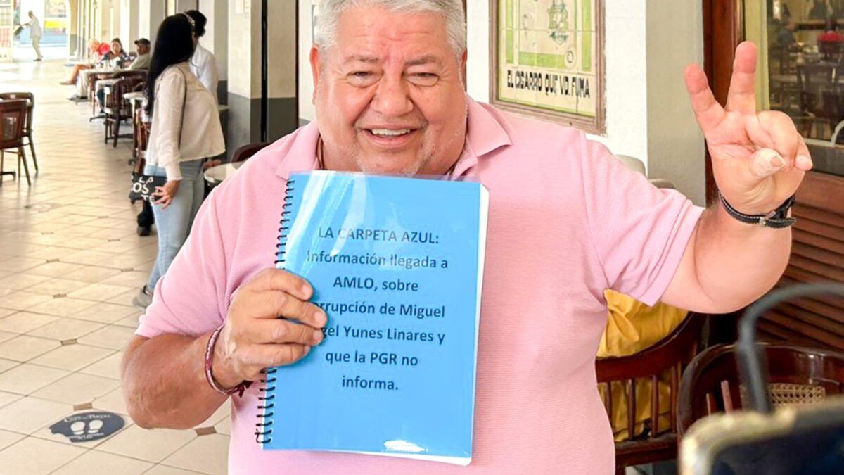 LOS YUNES SON LOS VERDUGOS QUE SE QUIEREN HACER VÍCTIMAS Y TRATAN DE ENGAÑAR AL PUEBLO: MANUEL HUERTA.