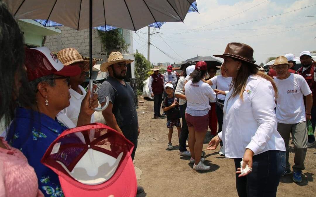 Juanita Carrillo propone tres pozos nuevos de agua potable para Cuautitlán.