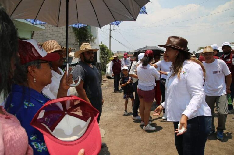 Juanita Carrillo propone tres pozos nuevos de agua potable para Cuautitlán.