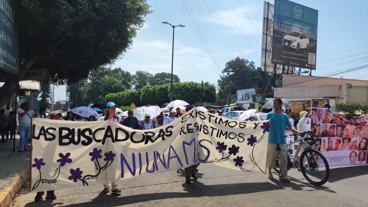 Madres buscadoras de Veracruz denuncian que a sus hijos e hijas les desaparecen dos veces.