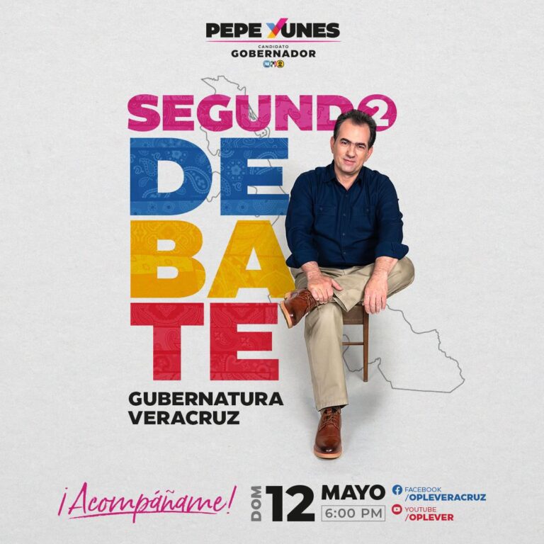 Más fuerte y contundente, llega Pepe Yunes al segundo debate.