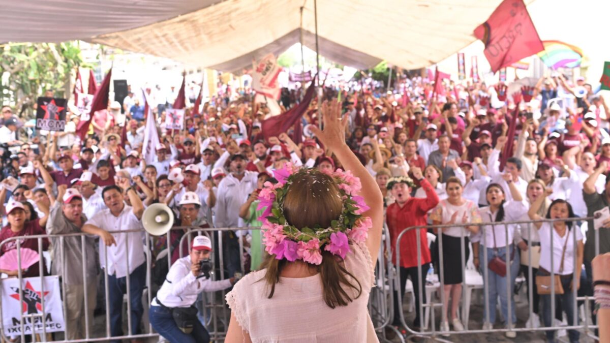 LA OPOSICIÓN DEL PRIAN ESTÁ DESESPERADA PORQUE SE VA A TERCER LUGAR: ROCÍO NAHLE.