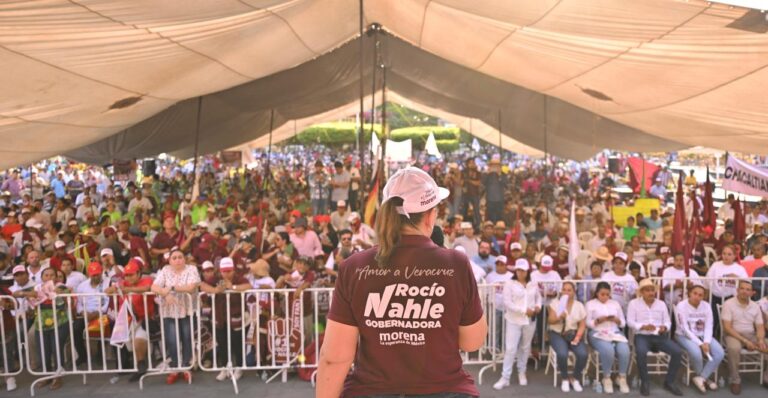 AMLO empoderó al pueblo afirma Rocío Nahle que confía en ganar Veracruz.