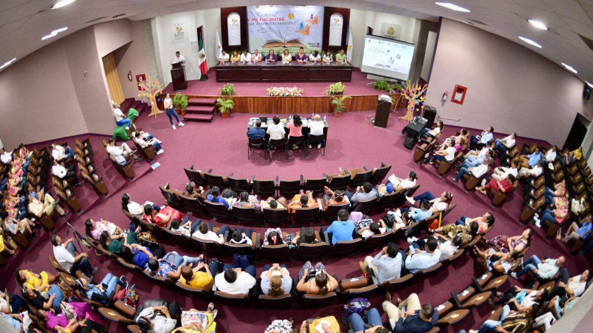 Realizan en el Congreso, Festival “Y me encontré… un cuentacuentos” 2024