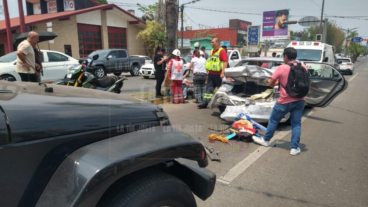 Deja dos accidentes cuatro lesionados