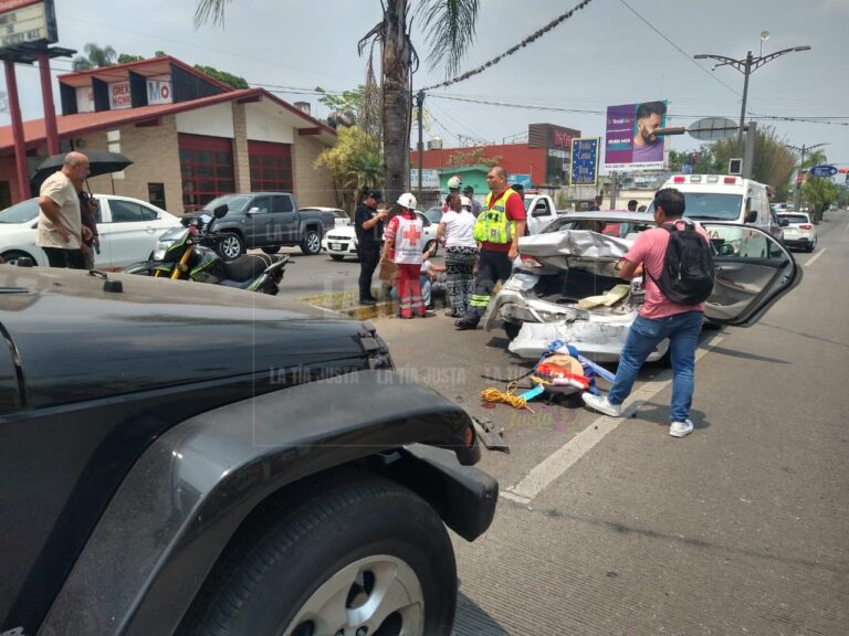 Deja dos accidentes cuatro lesionados