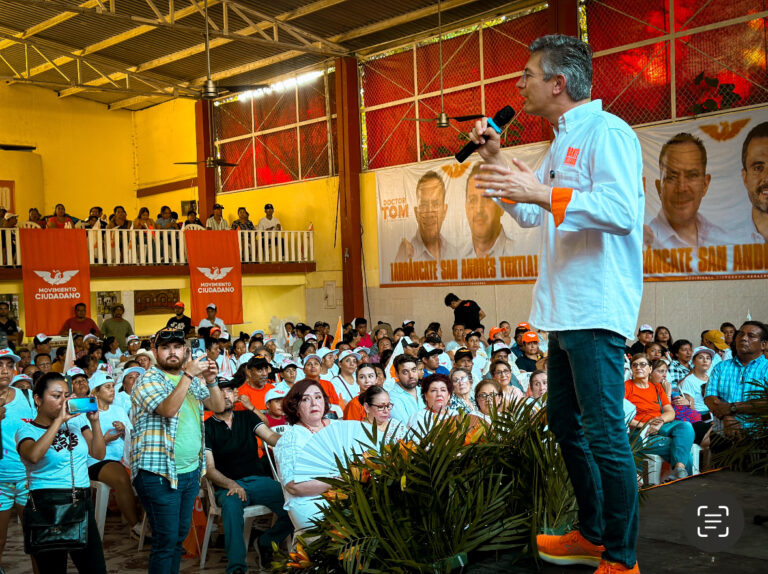 Los Tuxtlas y todo Veracruz votarán por Movimiento Ciudadano: Dante Delgado