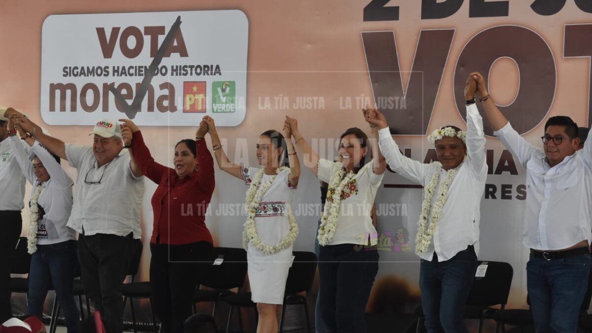 Arriba Claudia Sheinbaum a Zongolica