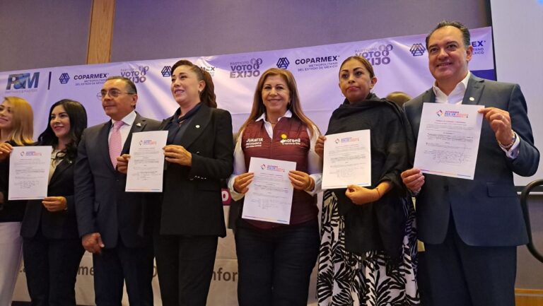 Juanita Carrillo firma con COPARMEX Acuerdo por un México con Desarrollo Inclusivo