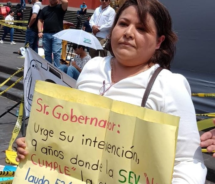Maestra denuncia que SEV violentó sus derechos humanos en #Veracruz