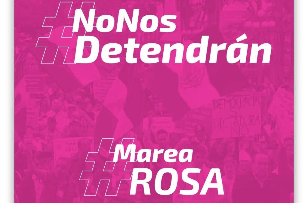 Lista la Marea Rosa; en 82 ciudades 4 países se aprestan a marchar este domingo.