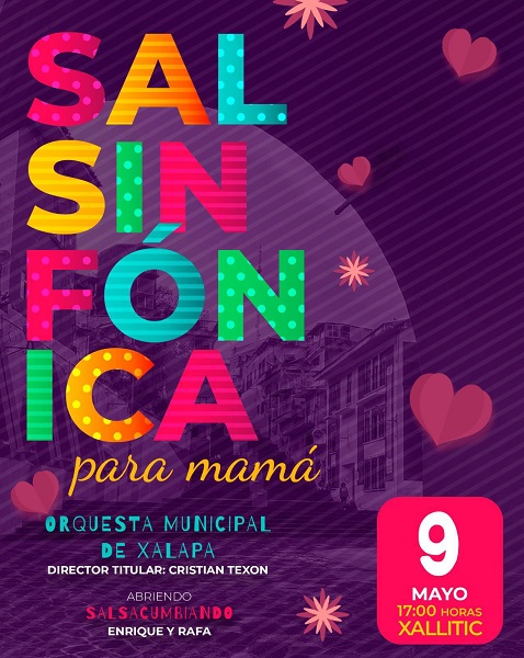 Con gran concierto OMX celebrará a las madres, entre otros eventos del 10 de mayo.