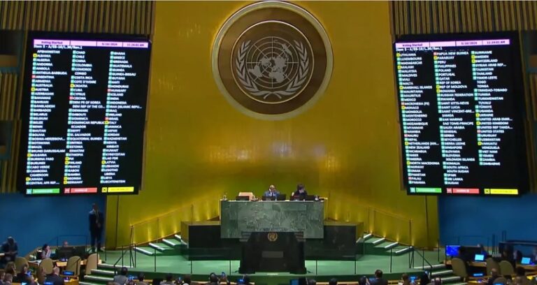 México respalda en Asamblea General de la ONU a Palestina para obtener membresía plena