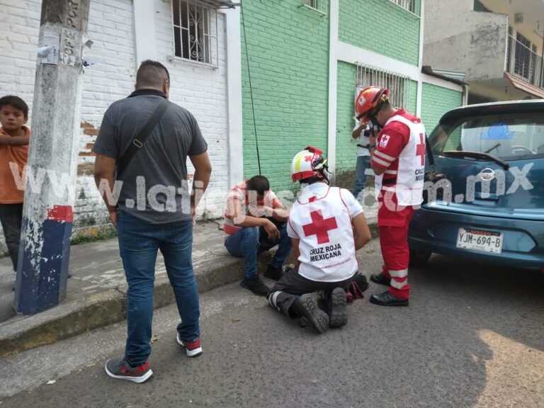 DOS MOTOCICLISTAS SE ACCIDENTAN EN CALLE 10.
