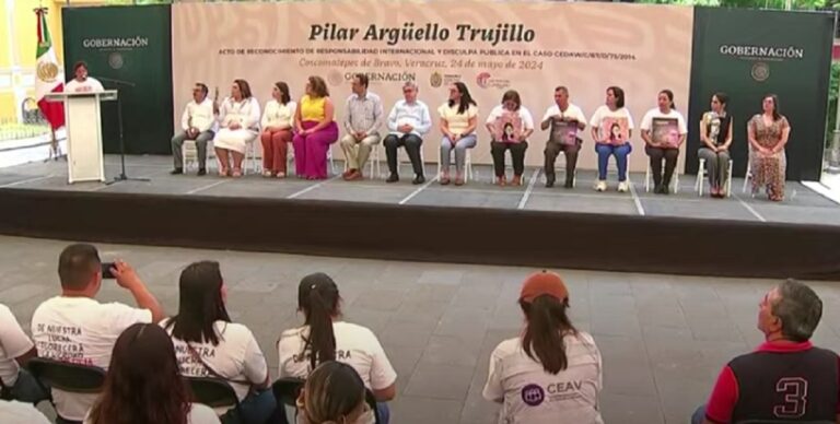 Estado mexicano incumple en disculpas públicas por feminicidio de Pilar Argüello: víctimas