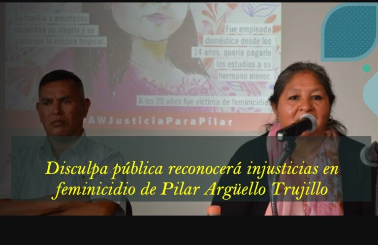 Disculpa pública reconocerá injusticias en feminicidio de Pilar Argüello Trujillo  #Veracruz .