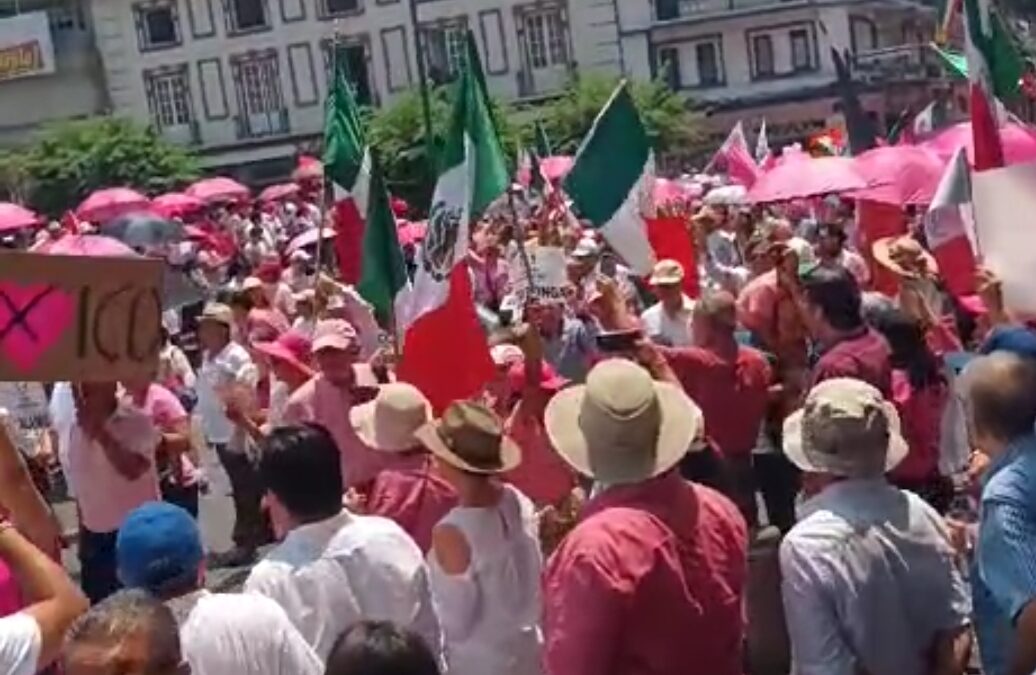 Miles en la marea rosa de las ciudades de #Veracruz #Xalapa #Coatzacoalcos #Córdoba