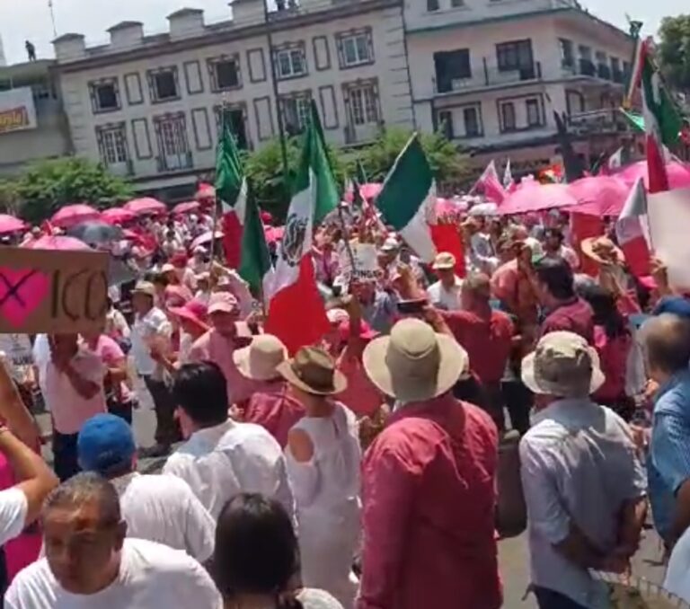Miles en la marea rosa de las ciudades de #Veracruz #Xalapa #Coatzacoalcos #Córdoba