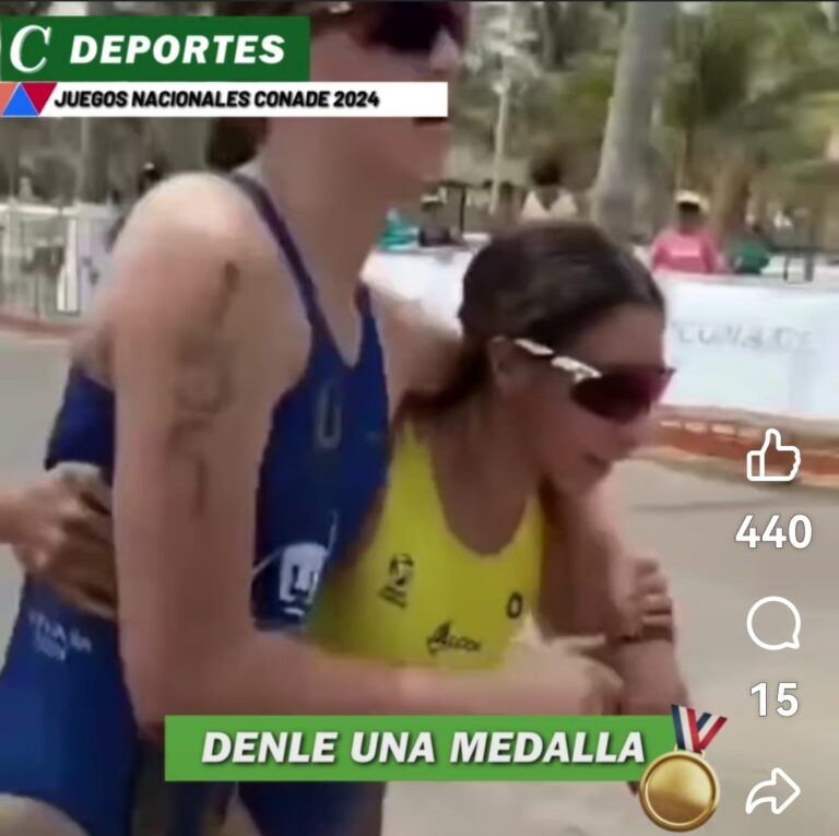 Una mexicana nunca deja atrás a otra mexicana. Aplausos para Gaby Urías