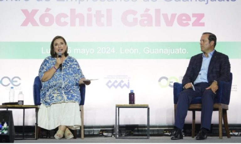 Proyecta Xóchitl Gálvez aligerar carga fiscal a microempresarios.