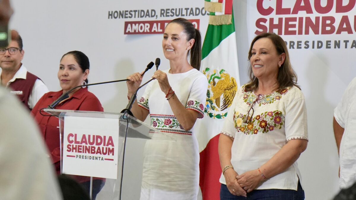 ANUNCIAN CLAUDIA SHEINBAUM Y ROCÍO NAHLE PROYECTO DE DISTRIBUIDOR VIAL AL RECINTO PORTUARIO Y PUENTE EN BOCA DEL RÍO.