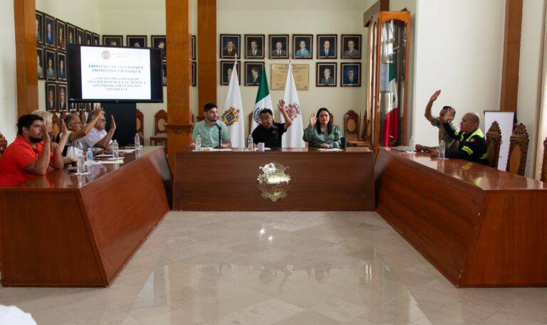 Participa Consejo de Seguridad en Sesión de Cabildo