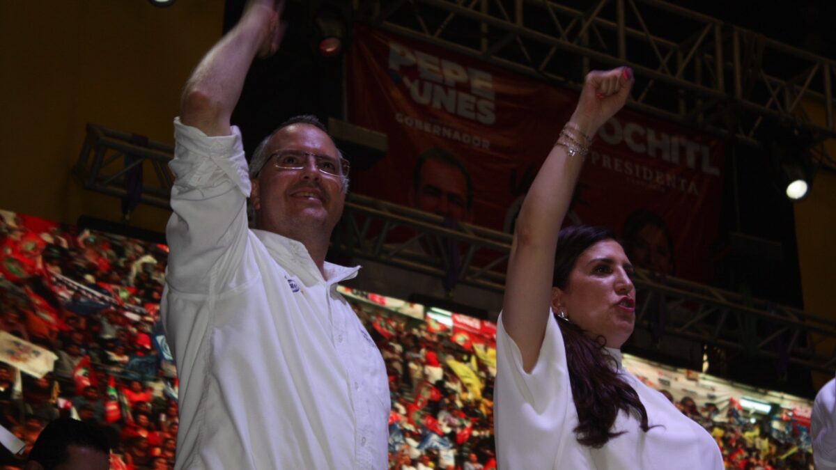 RECIBEN DISTRITOS CON UN LLENO TOTAL DEL COLISEO LA CONCORDIA A XÓCHITL GÁLVEZ Y A CANDIDATOS DE LA COALICIÓN FUERZA Y CORAZÓN POR MÉXICO.
