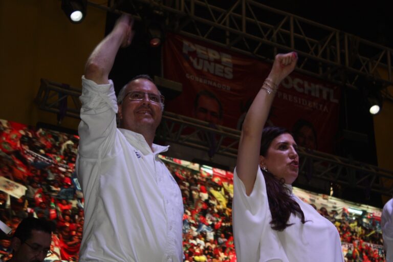 RECIBEN DISTRITOS CON UN LLENO TOTAL DEL COLISEO LA CONCORDIA A XÓCHITL GÁLVEZ Y A CANDIDATOS DE LA COALICIÓN FUERZA Y CORAZÓN POR MÉXICO.