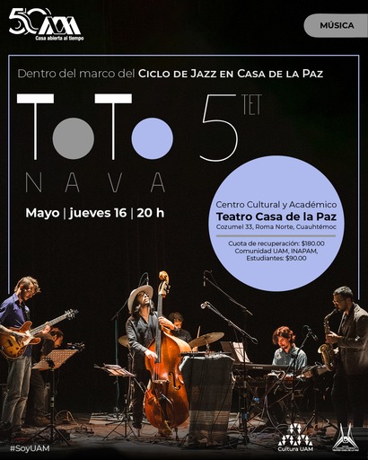 Ciclo de Jazz en el Teatro Casa de la Paz #CDMX