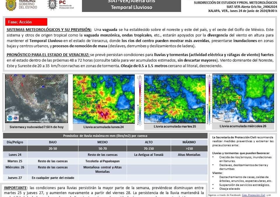 #AlertaGris en fase de Acción