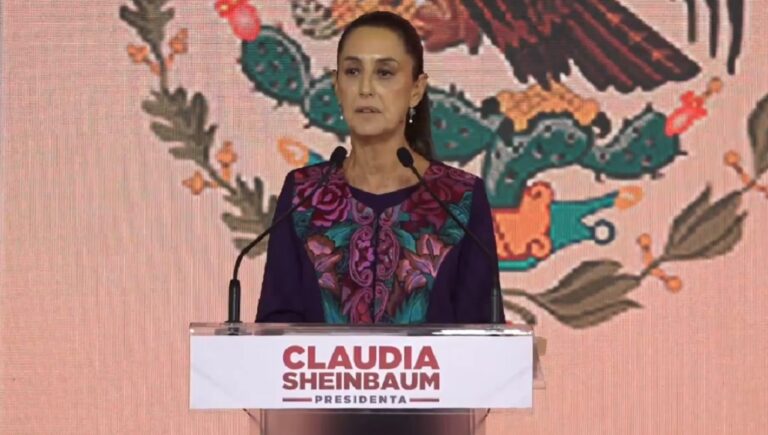 No les voy a fallar dice Claudia Sheinbaum al destacar que será la primera mujer Presidenta de México.