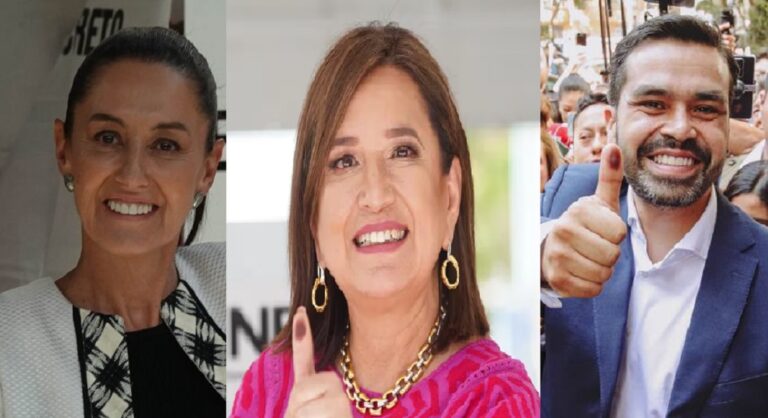 Aspirantes a la presidencia votan en histórica elección para la causa de las mujeres.