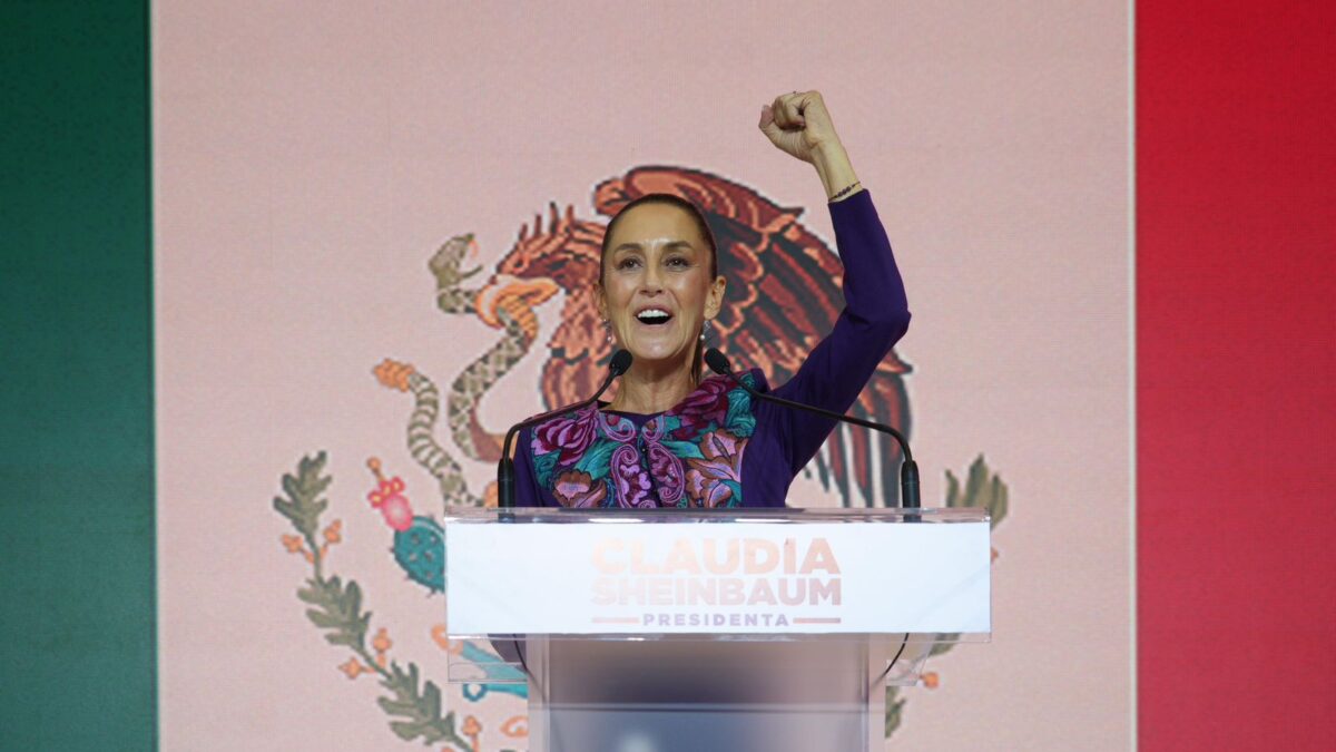 POR DECISIÓN DEL PUEBLO DE MÉXICO, CLAUDIA SHEINBAUM SE CONVIERTE EN LA PRIMERA PRESIDENTA DE LA REPÚBLICA.