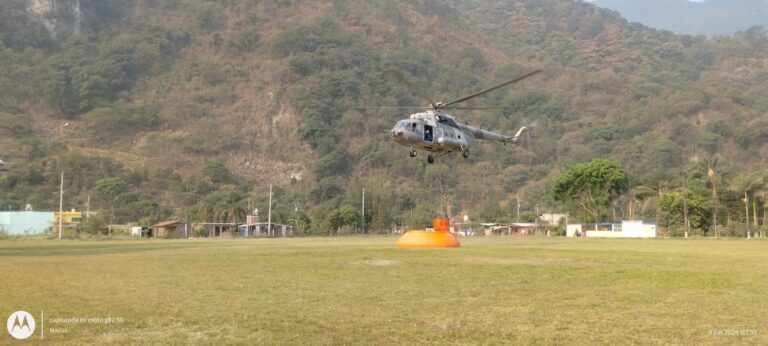 REINICIAN OPERACIONES AÉREAS EN INCENDIO DE TLILALPAN.