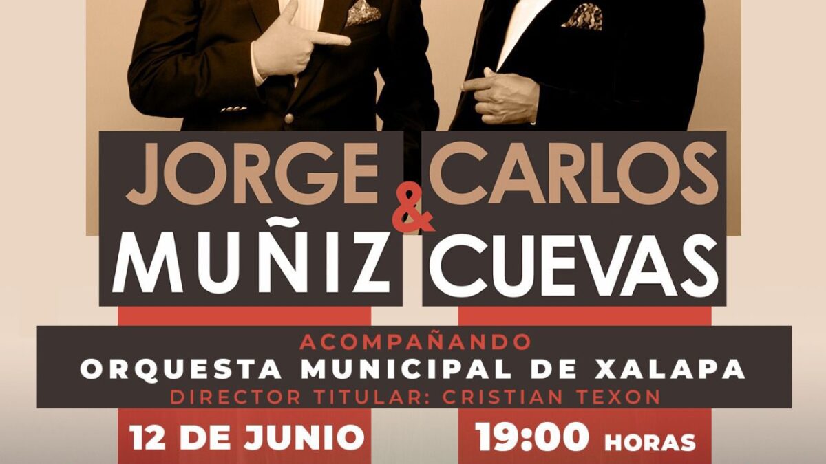 Darán Jorge Muñiz y Carlos Cuevas concierto gratuito en el parque Juárez.