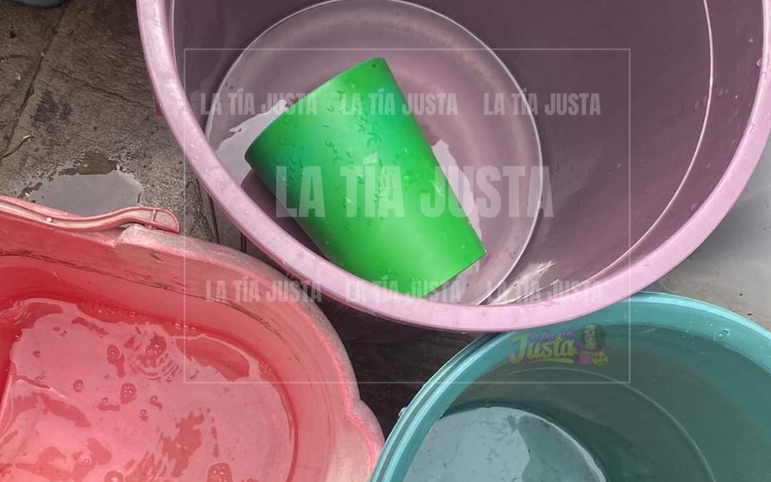 Vecinos del centro de la ciudad sin agua potable